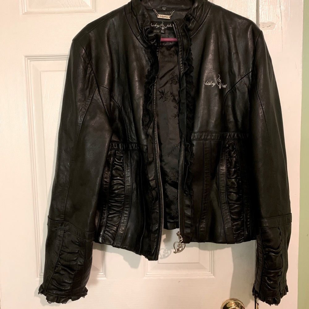 XL Baby Phat Leather Coat